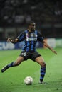 Samuel Eto`o in action during the match Royalty Free Stock Photo